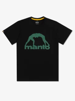 MANTO t-shirt VIBE 25 schwarz-grun