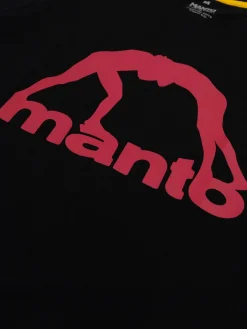 MANTO t-shirt VIBE 25 schwarz-rot