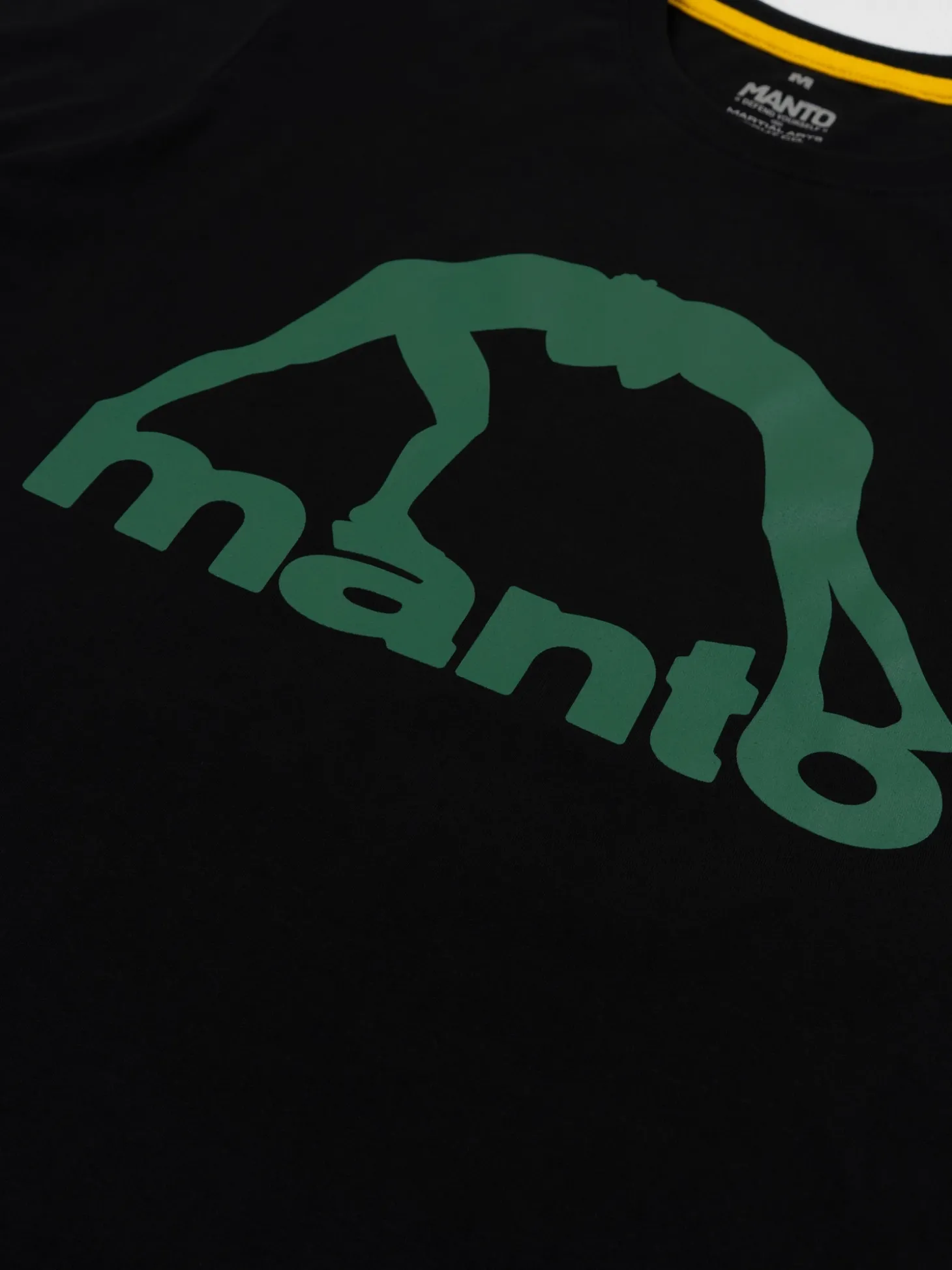 MANTO t-shirt VIBE 25 schwarz-grun