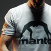 MANTO t-shirt VIBE 25 weiss-grau
