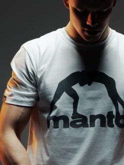 MANTO t-shirt VIBE 25 weiss-grau