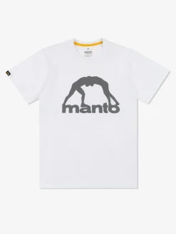 MANTO t-shirt VIBE 25 weiss-grau