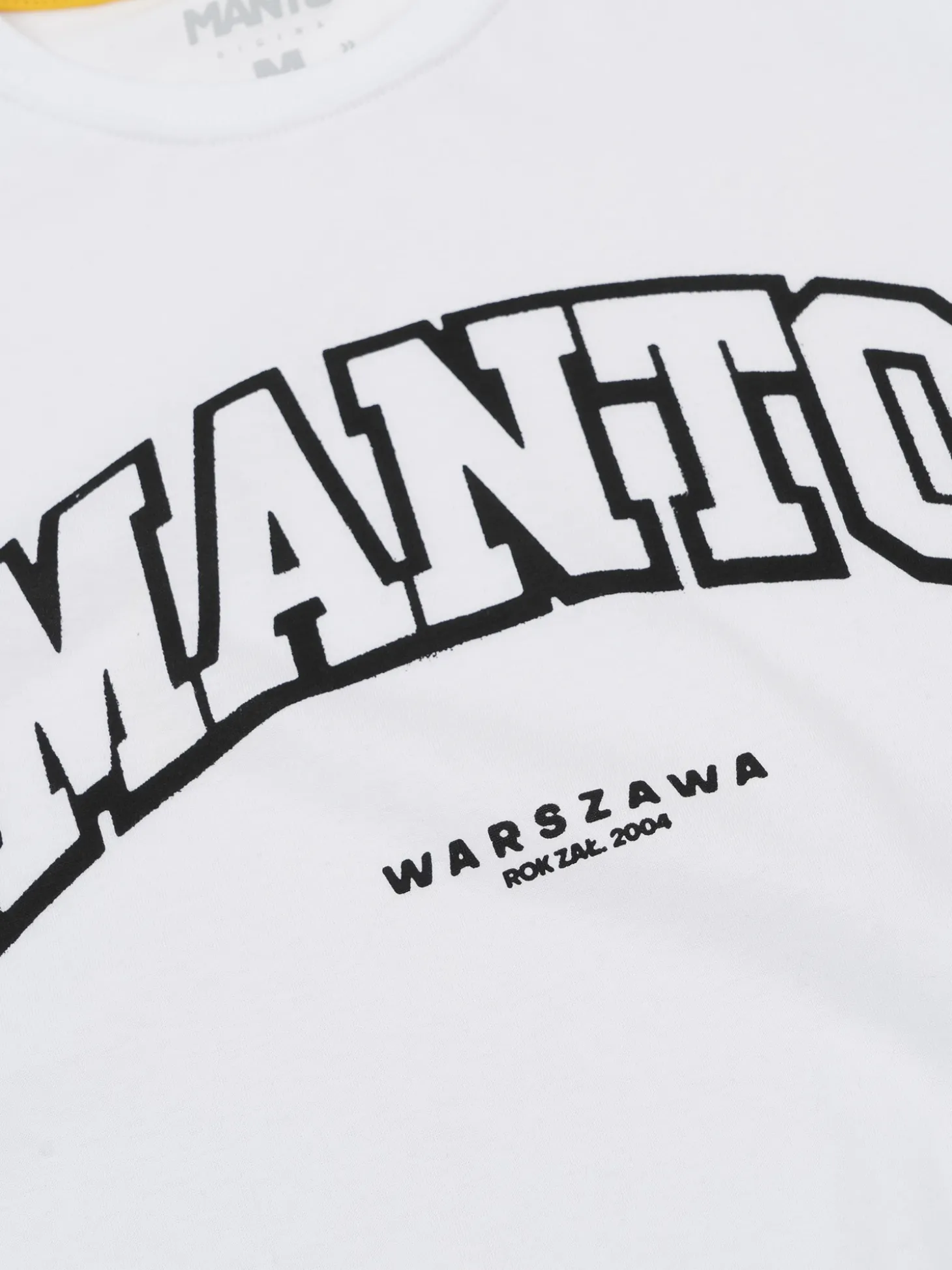 MANTO t-shirt WARSZAWA OVERSIZE weiss