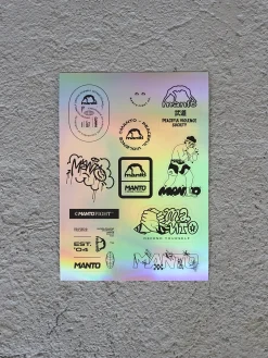 MANTO von Aufkleber-set HOLO