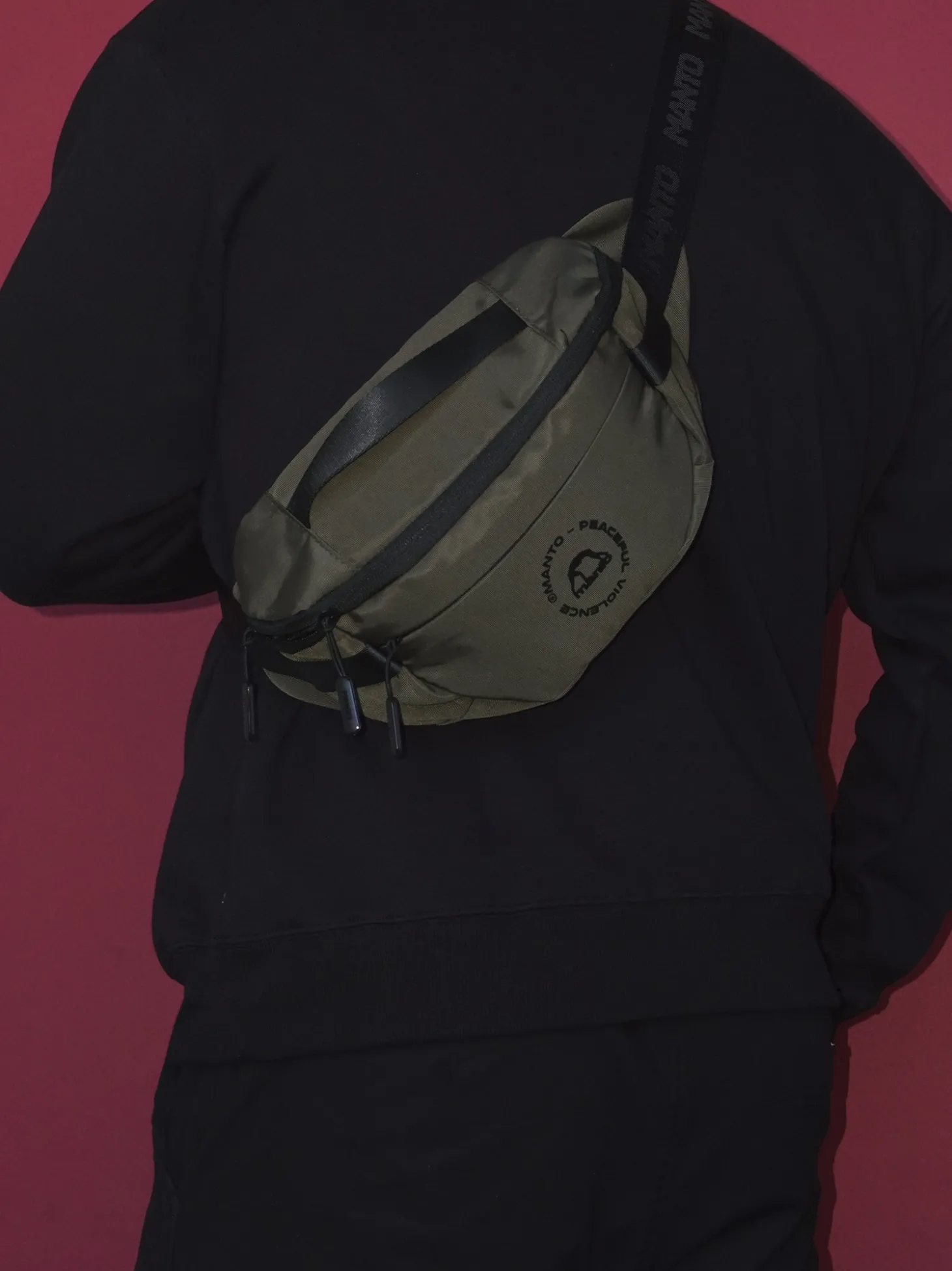 MANTO waist bag CIRCLE khaki