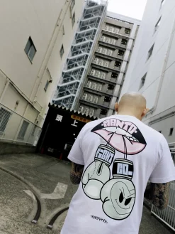 MANTO x KTOF t-shirt GLOVES weiss