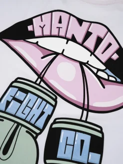 MANTO x KTOF t-shirt GLOVES weiss